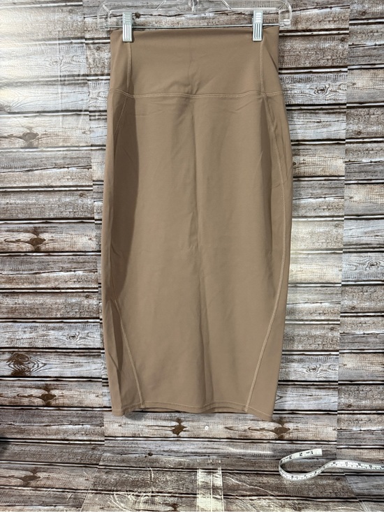 lululemon athletica Dresses & Skirts - Lululemon Nulu Slim Fit High Rise Skirt in Taupe Brown see description size sm